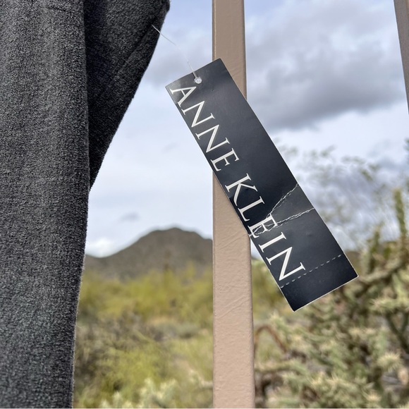 Anne Klein NWT Women’s Bodysuit Top Size 14 Grey TOP ONLY/Was A Two Piece - Picture 5 of 10